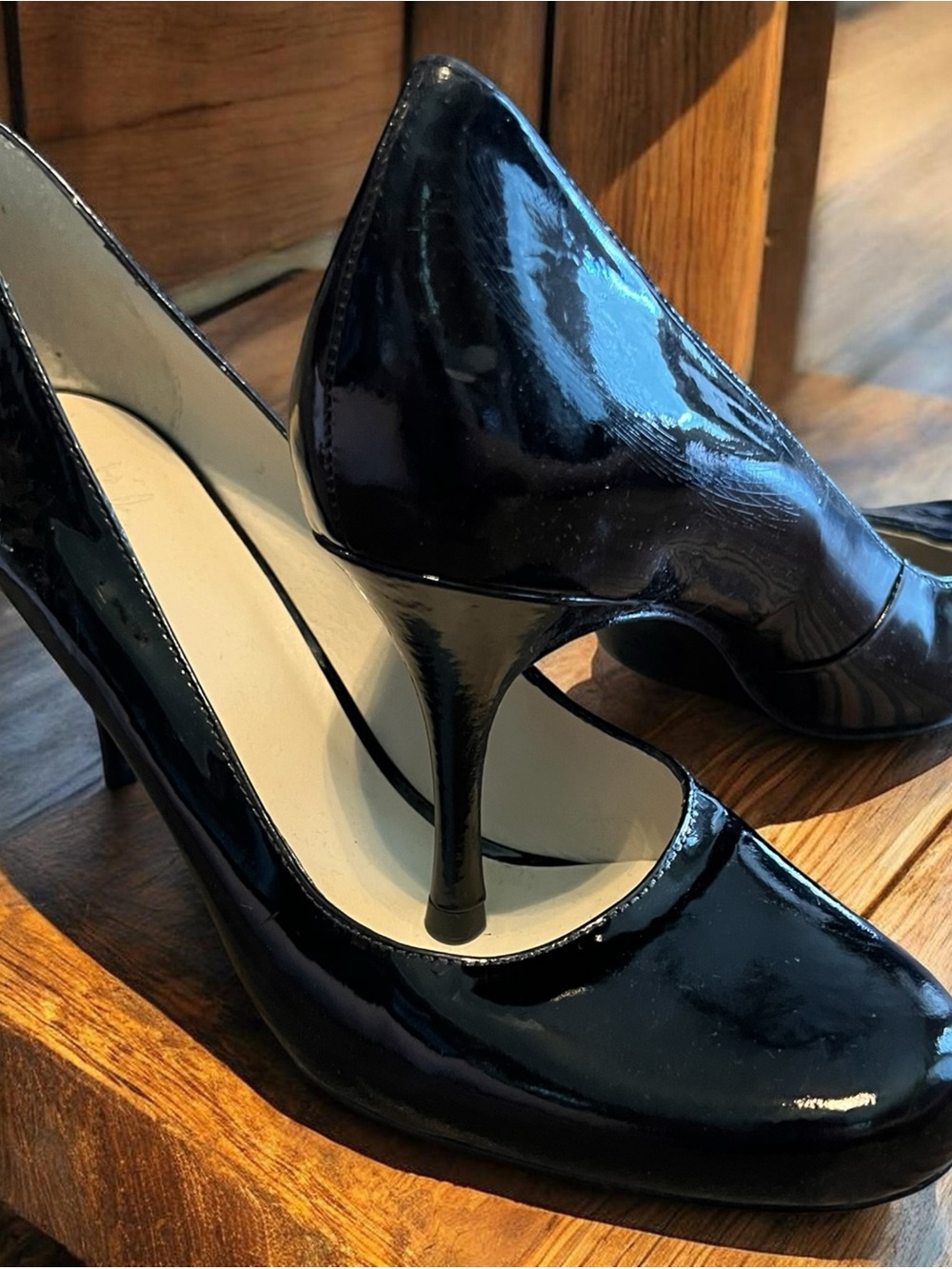 Zofie Classic Black Patent High Heel Pumps - Elegant Women's Dress Shoes